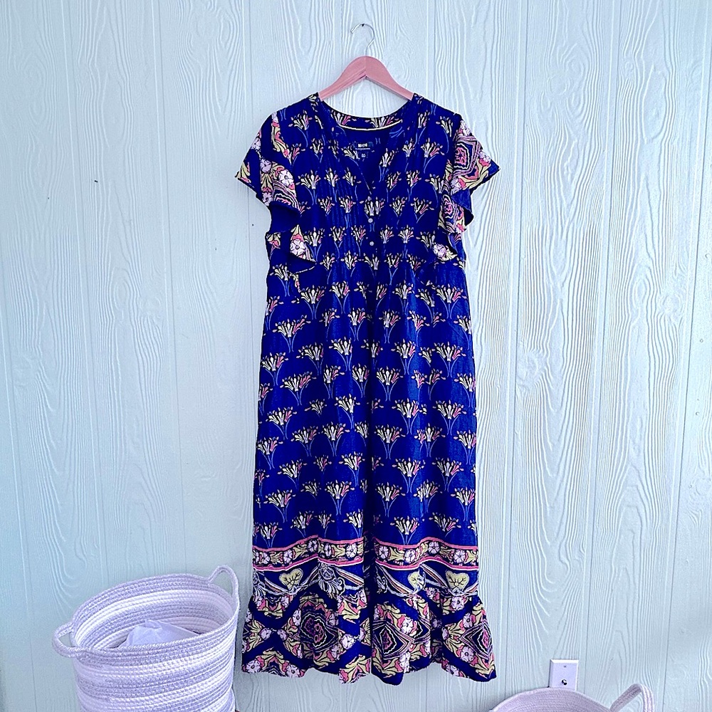 Anthropologie Maeve Cassandra Maxi Dress, XLP.